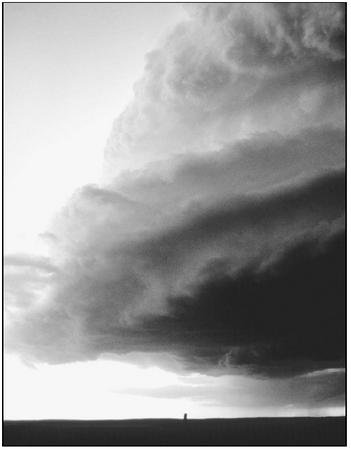 A supercell thunderstorm. (Photo courtesy of NOAA Photo Library, NOAA Central Library; OAR/ERL/National Severe Storms Laboratory (NSSL).)